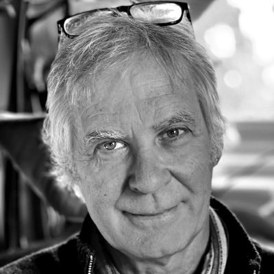 a black and white photograph of counsellor Paul Rapley